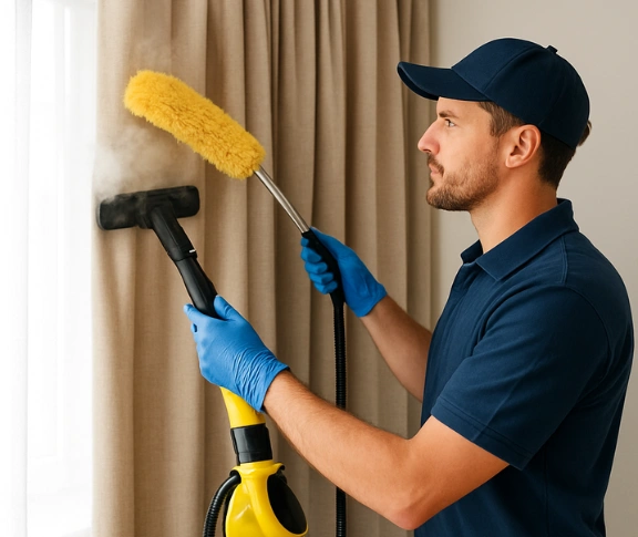Trusted curtain steam cleaning technician Matty Curtain Cleaning northbridge-nsw QLD
